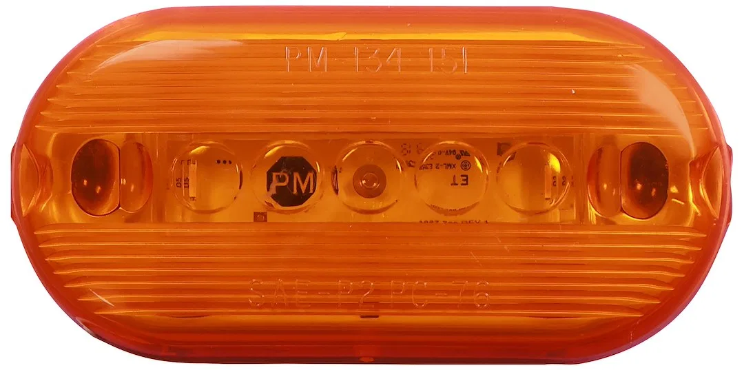 M35A-MV – PETERSON MFG Clearance Light, LED Oval 4 Inch Length x 2 Inch Width x 1.09 Inch Height Amber Lens Surface M...